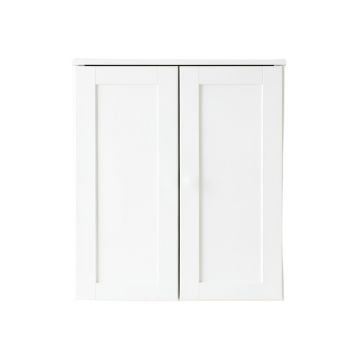 Heath Bridge Wall-Mounted Laundry Cabinet - White