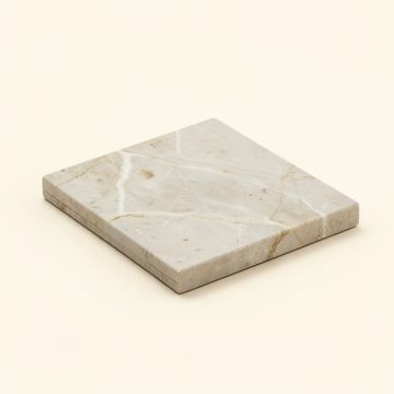 Arabescato Carrara 6 '' X 24 '' Marble Stacked Stone Tile (synthetic illustration; no displayed measurements)