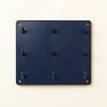 Vale Branch Empty Wall-Mounted Tool Organizer Panel - Navy (synthetic illustration; no displayed measurements)