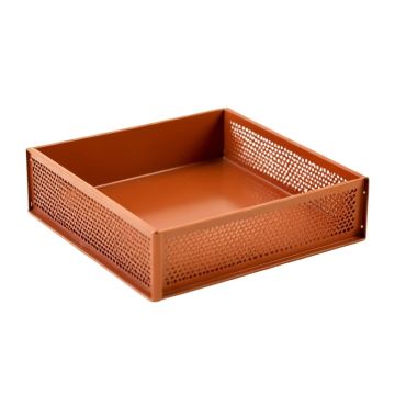 Pine Crest Empty Under-Desk Cable Tray - Terracotta