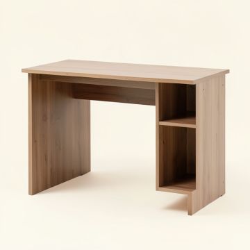 Computer Desk 47 '' Spacious Computer Table With Bookshelf (synthetic illustration; no displayed measurements)