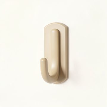 River Bend Wall-Mounted Robe Hook - Beige (synthetic illustration; no displayed measurements)