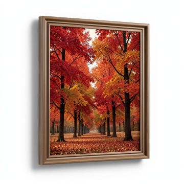 Autumn Trees I By Conrad Knutsen Framed Painting Print (synthetic illustration; no displayed measurements)