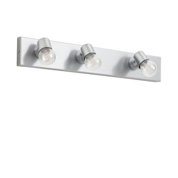 Rogin 3-Light Silver Vanity Light