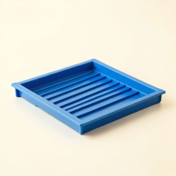 Olive Dale Empty Under-Desk Cable Tray - Blue (synthetic illustration; no displayed measurements)