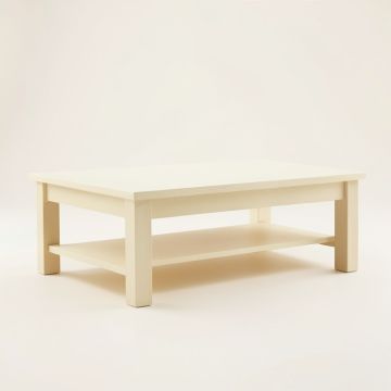 Hill Falls Coffee Table - Cream (synthetic illustration; no displayed measurements)