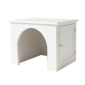 Meadow Canyon Empty Furniture-Style Litter Enclosure - White