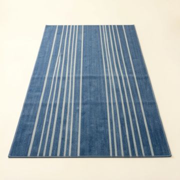 Glen Brook Rectangular Area Rug - Blue (synthetic illustration; no displayed measurements)