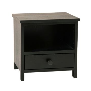 Wren Bend Nightstand - Black
