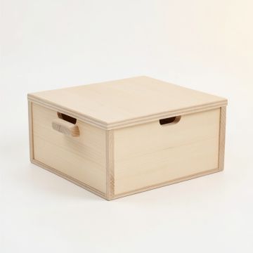 Oak Arc Low Toy Storage Unit - Beige (synthetic illustration; no displayed measurements)