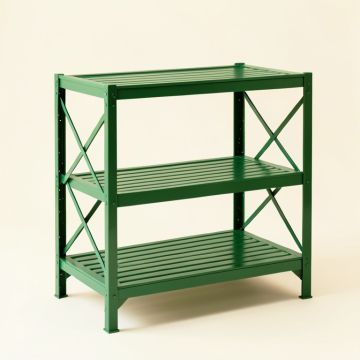 Reed Canyon Empty Seed-Starting Shelving Unit Without Lights - Green (synthetic illustration; no displayed measurements)