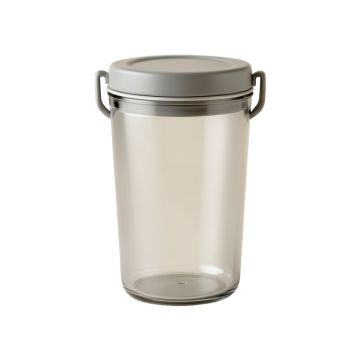 Dune Bend Storage Canister With Lid - Gray