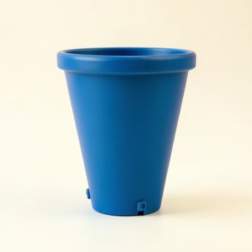 Pine Brook Empty Railing Planter With Integral Brackets - Blue (synthetic illustration; no displayed measurements)