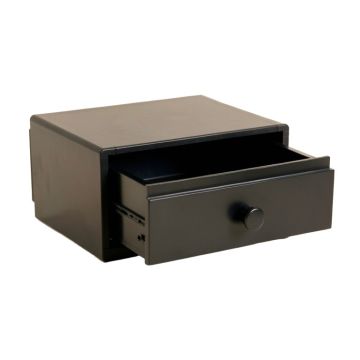 Reed Crest Small-Parts Storage Drawer Cabinet - Black