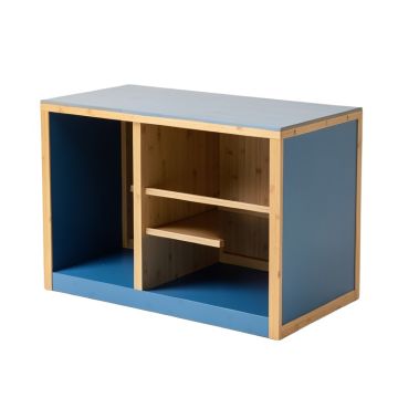 Oak Bridge Empty Countertop Canister Rack - Blue