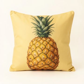 Astoria Pineapple Decorative Cotton Lumbar Pillow (synthetic illustration; no displayed measurements)