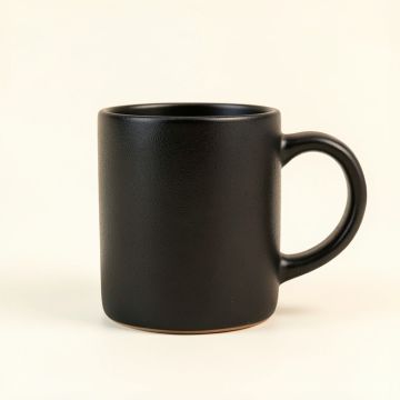 Cliff Branch Ceramic Mug - Black (synthetic illustration; no displayed measurements)
