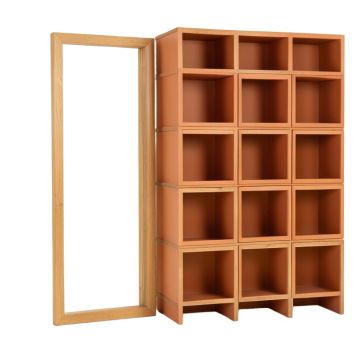 Holly Branch Empty Vertical Garden Frame - Terracotta (synthetic illustration; no displayed measurements)