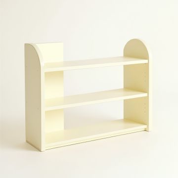 Juniper Field Desktop Shelving Unit - Ivory (synthetic illustration; no displayed measurements)