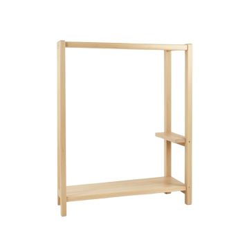 Laurel Bridge Empty Garment Rack - Beige