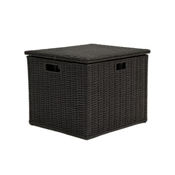 Outdoor 96 Gallon Rattan Deck Box