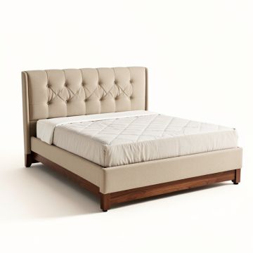 Mensa Tufted Upholstered Standard Bed (synthetic illustration; no displayed measurements)