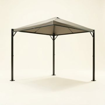 Naples 9 Ft. W X 12 Ft. D Steel Pergola With Canopy (synthetic illustration; no displayed measurements)