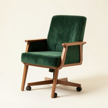 Will Velvet Task Chair (synthetic illustration; no displayed measurements)