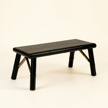 Maple Brook Indoor Bench - Black (synthetic illustration; no displayed measurements)