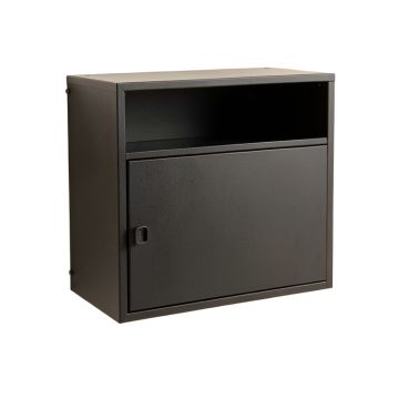 Harbor Edge Wall-Mounted Entry Cabinet - Black