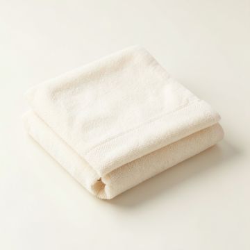 Shore Branch Bath Towel - Ivory (synthetic illustration; no displayed measurements)