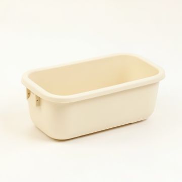 Ridge Dale Empty Railing Planter With Integral Brackets - Cream (synthetic illustration; no displayed measurements)