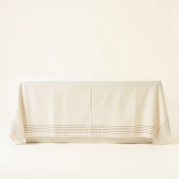Cedar Canyon Flat Bed Sheet - Ivory (synthetic illustration; no displayed measurements)