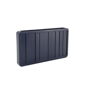 Vale Bridge Narrow Outdoor Storage Bench - Navy