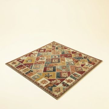 Milltown Geometric Multi-Colored Indoor / Outdoor Area Rug (synthetic illustration; no displayed measurements)