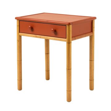 Bay Edge Side Table - Terracotta