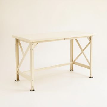 Harbor Canyon Empty Workshop Workbench - Ivory (synthetic illustration; no displayed measurements)