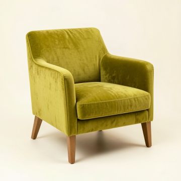 36.25 '' Wide Velvet Armchair (synthetic illustration; no displayed measurements)