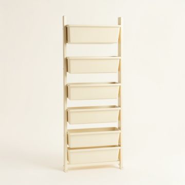 River Crest Empty Vertical Garden Frame - Cream (synthetic illustration; no displayed measurements)