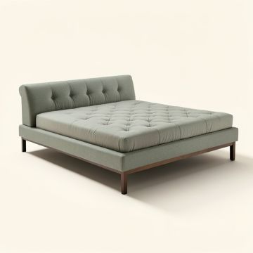 Agnese Tufted Upholstered Low Profile Platform Bed (synthetic illustration; no displayed measurements)