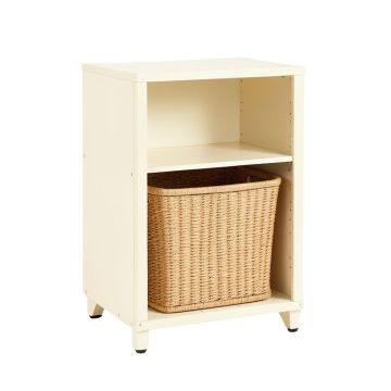 Cliff Brook Freestanding Pull-Out Hamper Cabinet - Ivory (synthetic illustration; no displayed measurements)