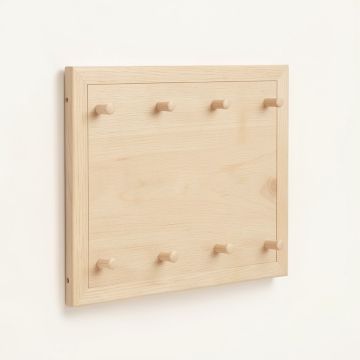 Fern Canyon Empty Wall-Mounted Tool Organizer Panel - Beige (synthetic illustration; no displayed measurements)