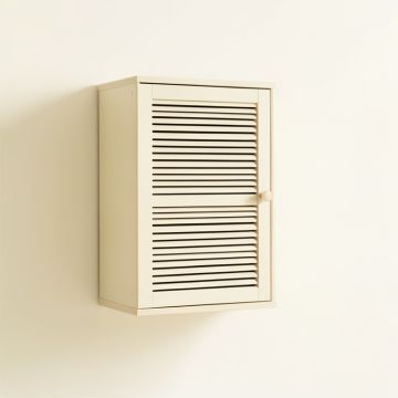 Olive Bluff Wall-Mounted Laundry Cabinet - Ivory (synthetic illustration; no displayed measurements)