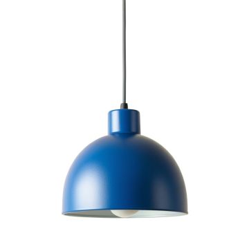 Oak Canyon Pendant Light Suspended From One Plain Cable - Blue
