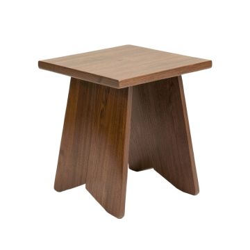 Alvis Tray Top Cross Legs End Table (synthetic illustration; no displayed measurements)
