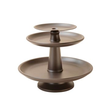 Wyoming Mirror Top 3 Piece Cake Stand Set