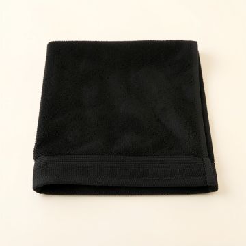 Maple Bridge Bath Towel - Black (synthetic illustration; no displayed measurements)
