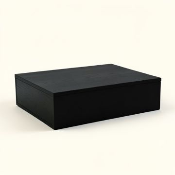 Olive Crossing Desktop Monitor Riser - Black (synthetic illustration; no displayed measurements)
