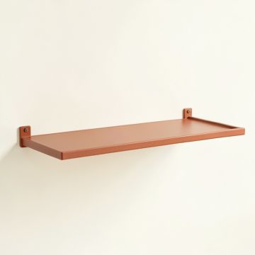 Clay Canyon Wall-Mounted Shelf - Terracotta (synthetic illustration; no displayed measurements)