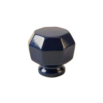 Vale Bend Cabinet Knob Without Packaging - Navy